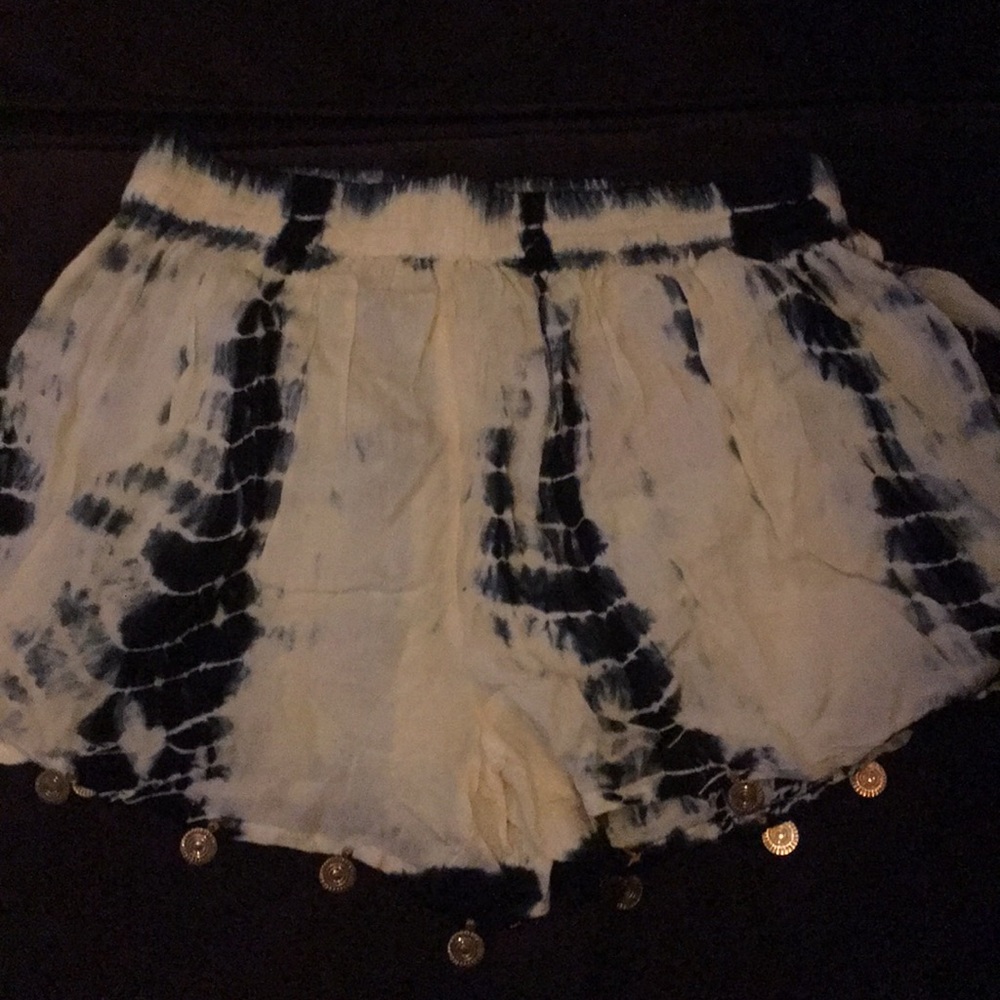 Tie die shorts